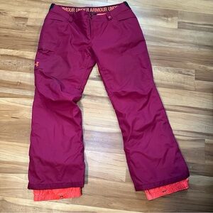 🎄🚨BOGO 50% Off Under Armour Magenta Snow Pants